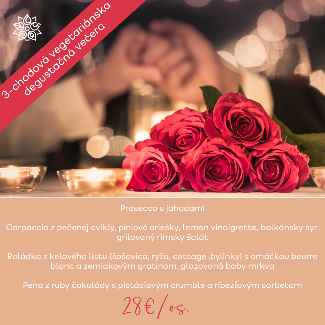 Romantická 3-chodová večera